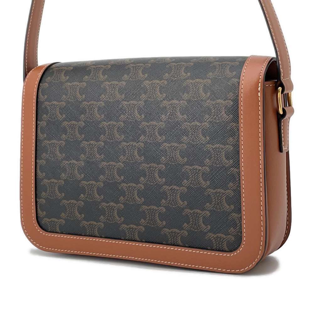 Celine Shoulder Bag Teen Triomphe Leather - Picture 2 of 10